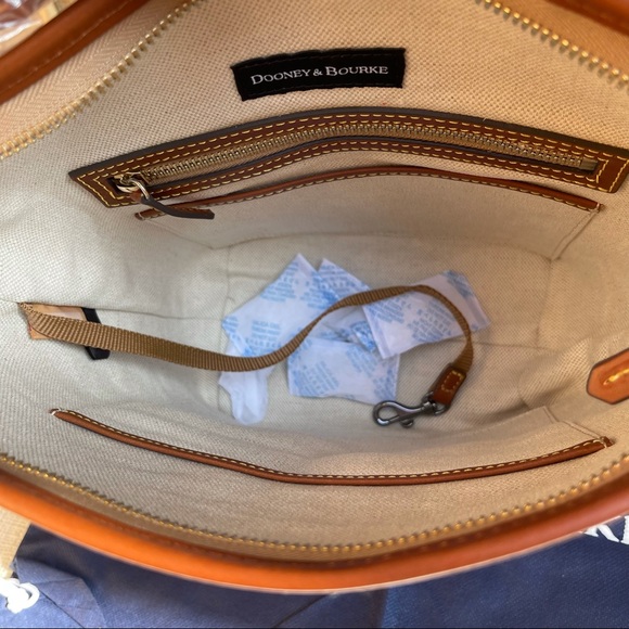 DOONEY BOURKE PEBBLE GRAIN ZIP SAC NEW CARAMEL - Picture 14 of 14